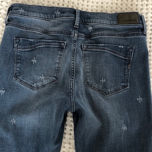 Express jeans - ankle legging mid rise (size 8) - Picture 4 of 8